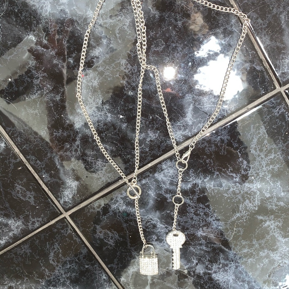 Lock and Key Necklaces - Picture 2 of 3